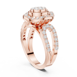 Ladies Ring DDLR-462@7 - Rose Gold - Image