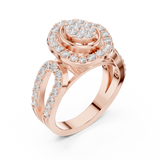 Ladies Ring DDLR-462@7 - Rose Gold - Image