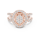 Ladies Ring DDLR-462@7 - Rose Gold - Image