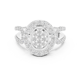 Ladies Ring DDLR-462@7 - White Gold - Image