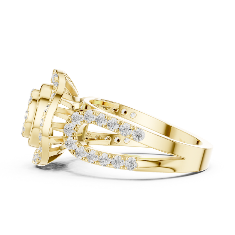 Ladies Ring DDLR-462@7 - Yellow Gold - Image