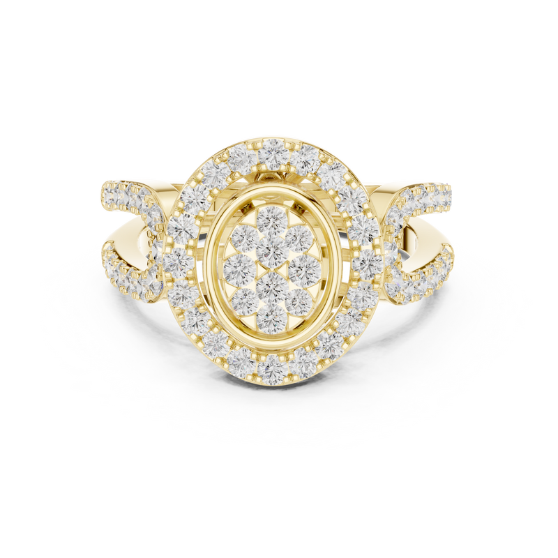 Ladies Ring DDLR-462@7 - Yellow Gold - Image