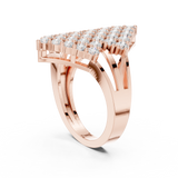 Ladies Ring DDLR-463@7 - Rose Gold - Image