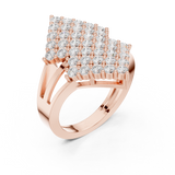 Ladies Ring DDLR-463@7 - Rose Gold - Image