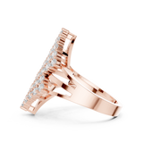Ladies Ring DDLR-463@7 - Rose Gold - Image