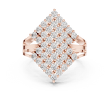 Ladies Ring DDLR-463@7 - Rose Gold - Image