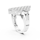 Ladies Ring DDLR-463@7 - White Gold - Image