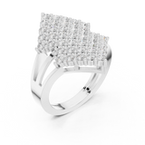 Ladies Ring DDLR-463@7 - White Gold - Image