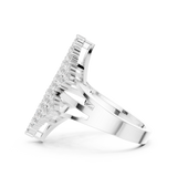 Ladies Ring DDLR-463@7 - White Gold - Image