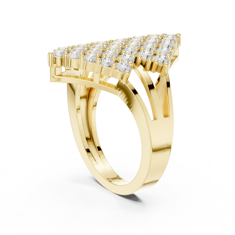 Ladies Ring DDLR-463@7 - Yellow Gold - Image