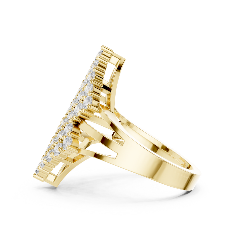 Ladies Ring DDLR-463@7 - Yellow Gold - Image