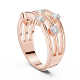 Ladies Ring DDLR-464@7 - Rose Gold - Image