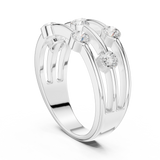 Ladies Ring DDLR-464@7 - White Gold - Image
