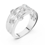 Ladies Ring DDLR-464@7 - White Gold - Image
