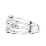 Ladies Ring DDLR-464@7 - White Gold - Image