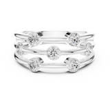 Ladies Ring DDLR-464@7 - White Gold - Image