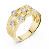 Ladies Ring DDLR-464@7 - Yellow Gold - Image