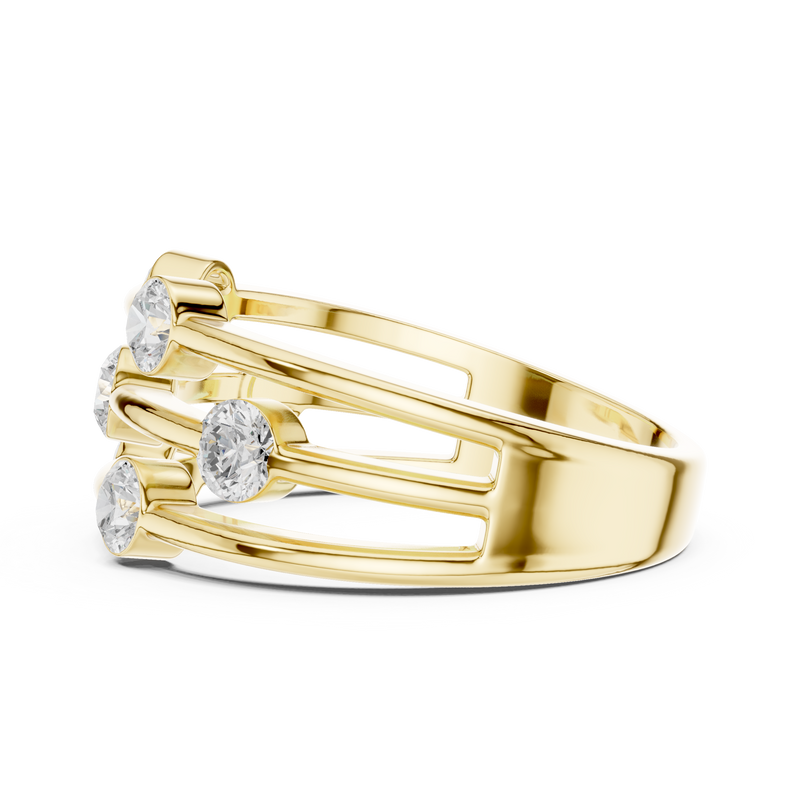 Ladies Ring DDLR-464@7 - Yellow Gold - Image