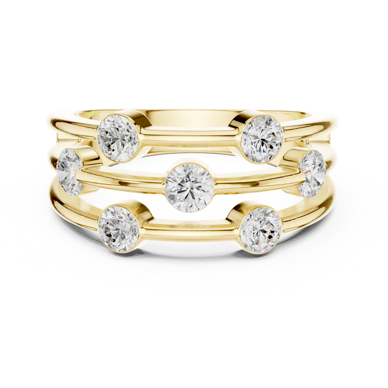 Ladies Ring DDLR-464@7 - Yellow Gold - Image