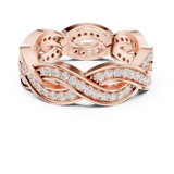 Ladies Ring DDLR-465@7 - Rose Gold - Image