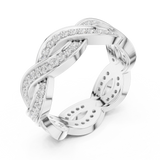 Ladies Ring DDLR-465@7 - White Gold - Image