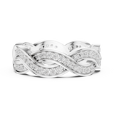 Ladies Ring DDLR-465@7 - White Gold - Image