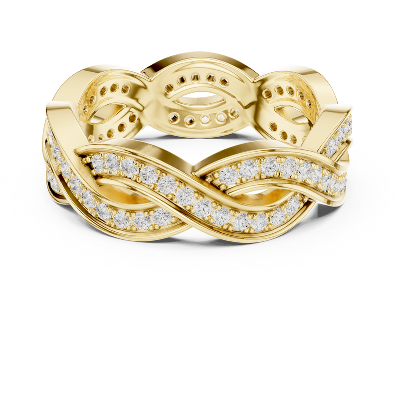 Ladies Ring DDLR-465@7 - Yellow Gold - Image