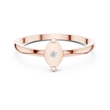 Ladies Ring DDLR-466@7 - Rose Gold - Image