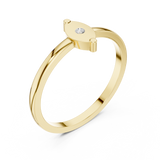 Ladies Ring DDLR-466@7 - Yellow Gold - Image
