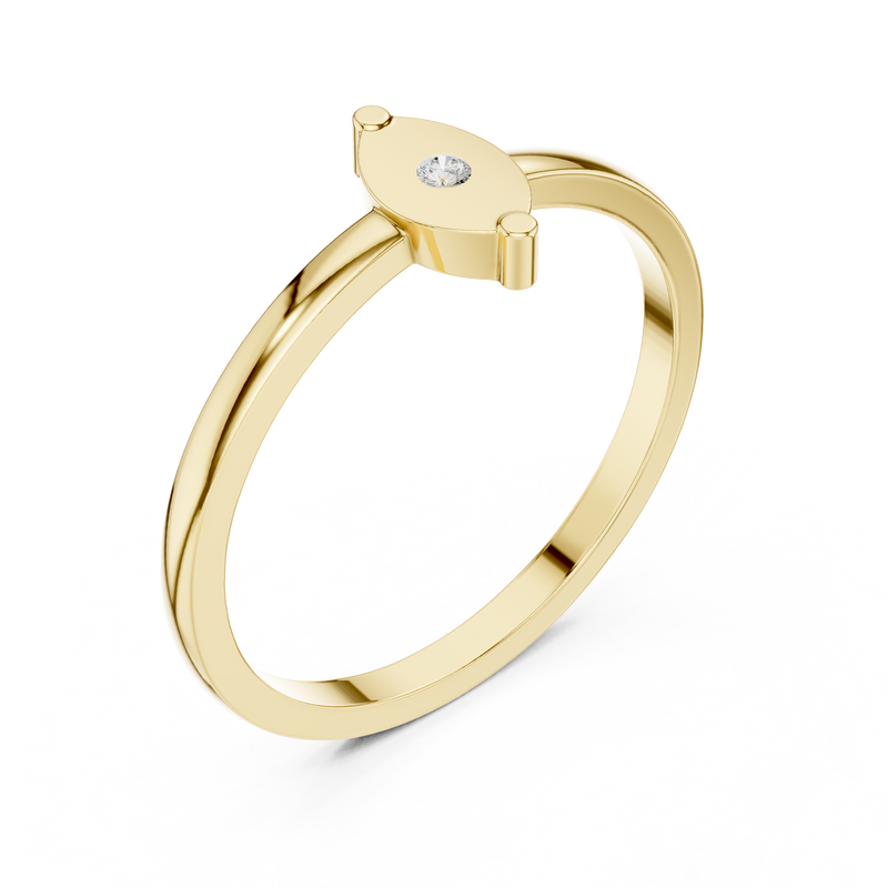 Ladies Ring DDLR-466@7 - Yellow Gold - Image