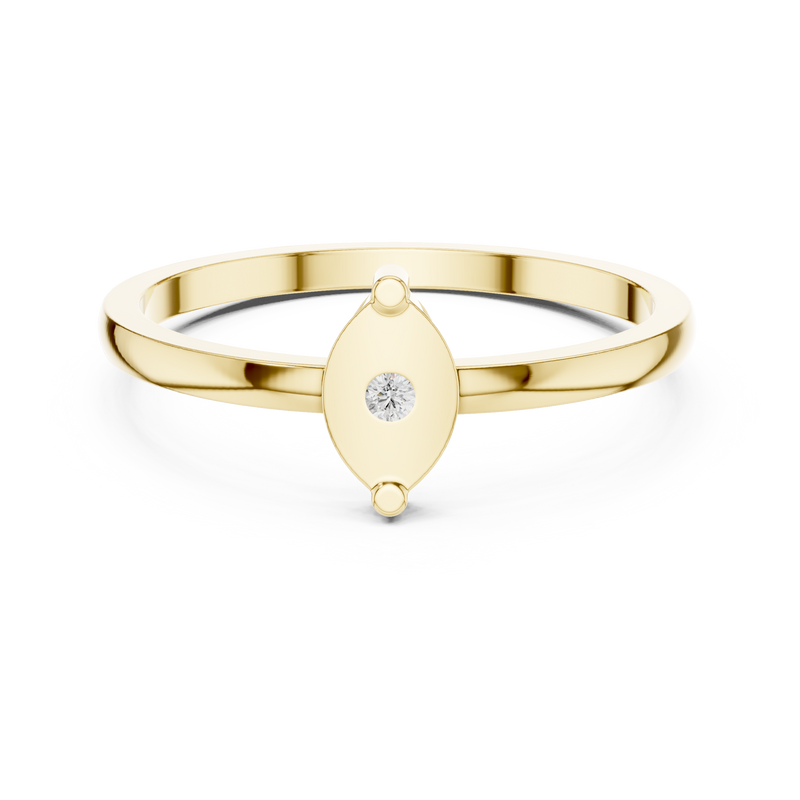 Ladies Ring DDLR-466@7 - Yellow Gold - Image