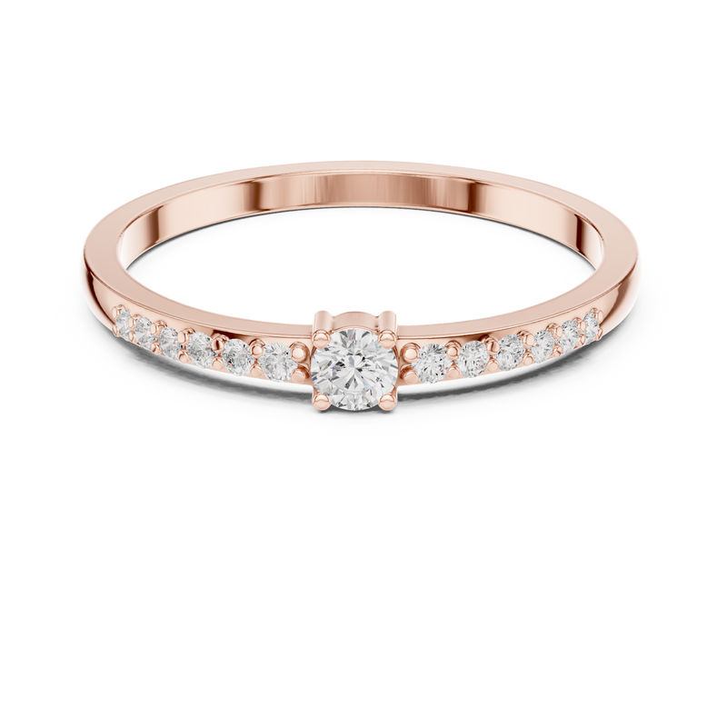 Mens Ring DDLR-467@7 - Rose Gold - Image