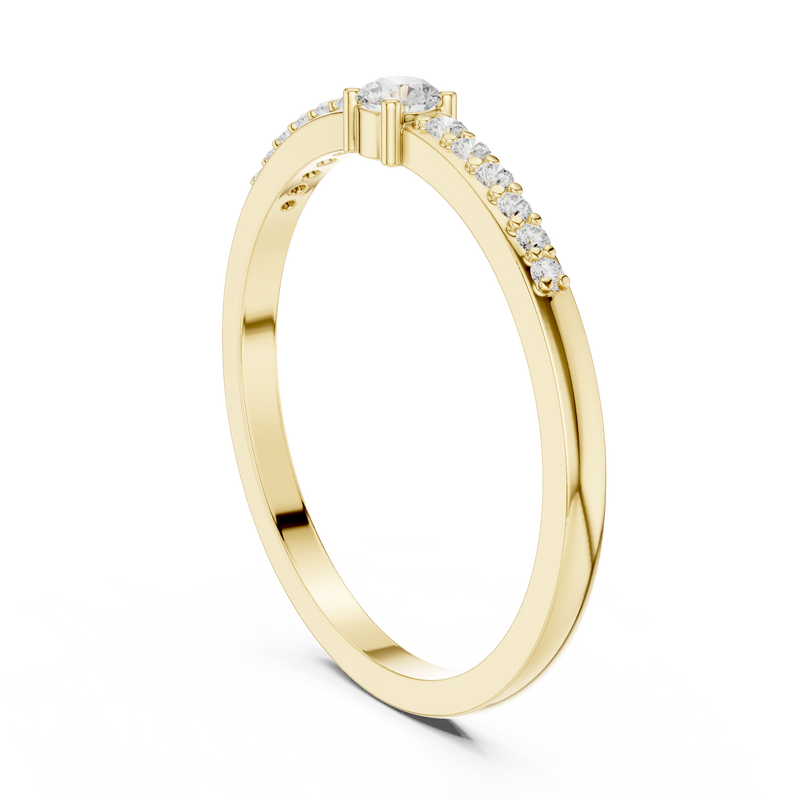 Mens Ring DDLR-467@7 - Yellow Gold - Image