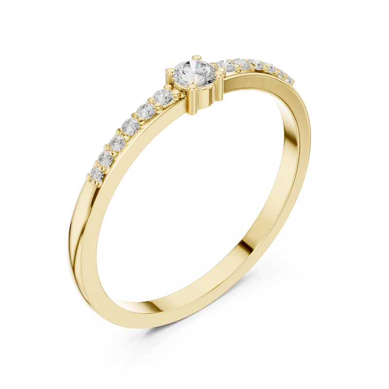 Mens Ring DDLR-467@7 - Yellow Gold - Image