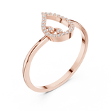 Ladies Ring DDLR-469@7 - Rose Gold - Image