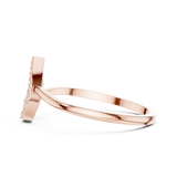Ladies Ring DDLR-469@7 - Rose Gold - Image
