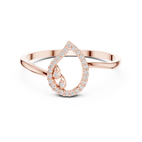 Ladies Ring DDLR-469@7 - Rose Gold - Image