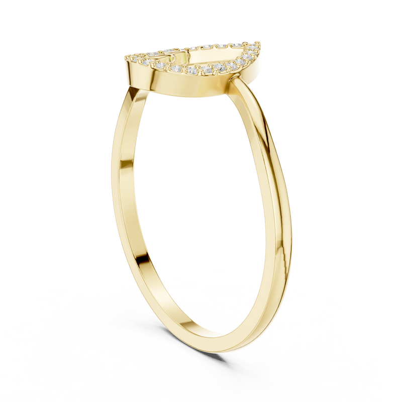 Ladies Ring DDLR-469@7 - Yellow Gold - Image