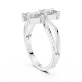Ladies Ring DDLR-470@7 - White Gold - Image