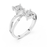 Ladies Ring DDLR-470@7 - White Gold - Image