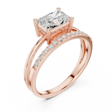 Ladies Ring DDLR-471@7 - Rose Gold - Image