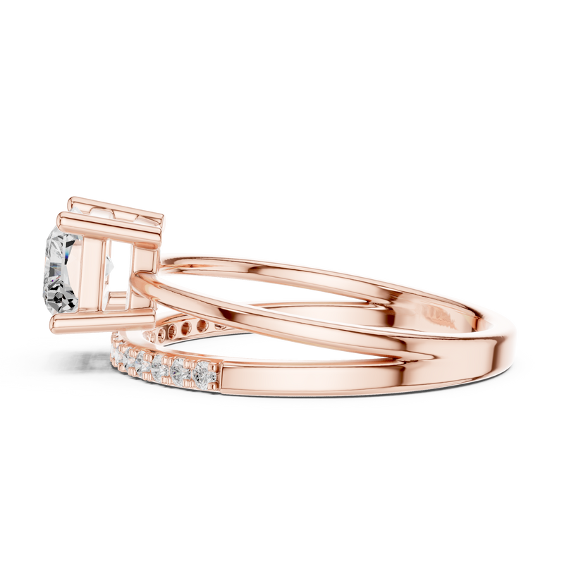 Ladies Ring DDLR-471@7 - Rose Gold - Image
