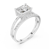 Ladies Ring DDLR-471@7 - White Gold - Image