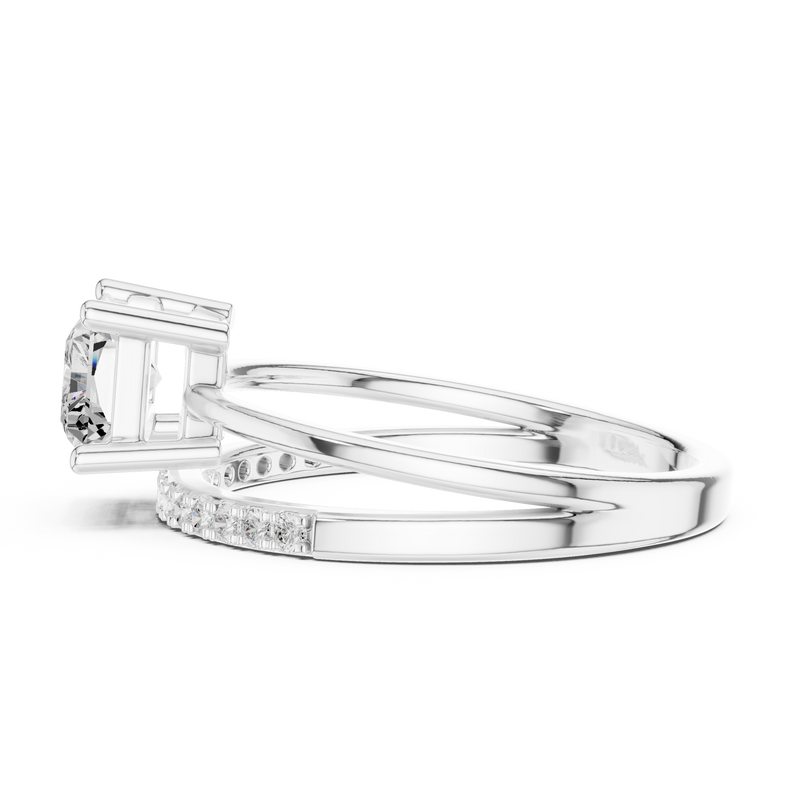 Ladies Ring DDLR-471@7 - White Gold - Image