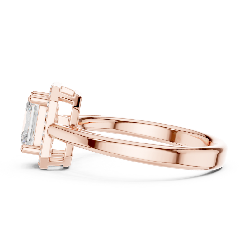 Ladies Ring DDLR-472@7 - Rose Gold - Image