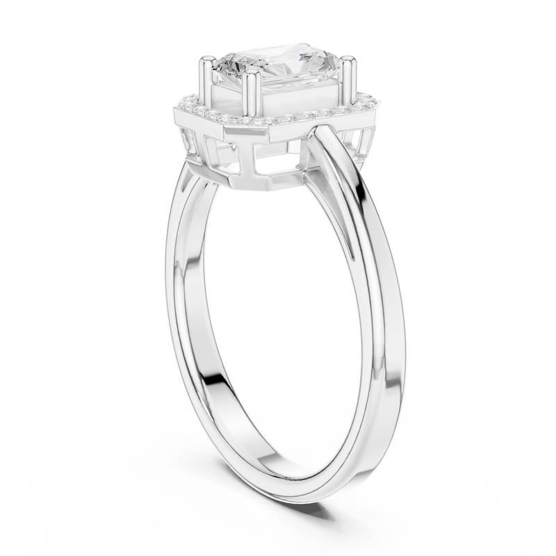 Ladies Ring DDLR-472@7 - White Gold - Image