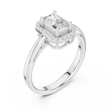 Ladies Ring DDLR-472@7 - White Gold - Image