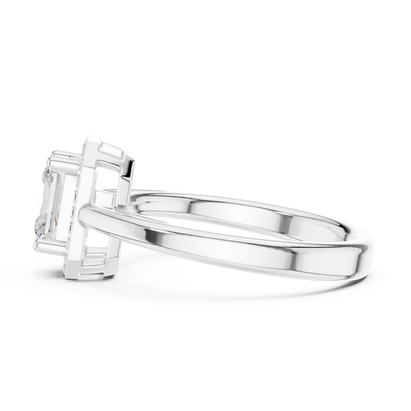 Ladies Ring DDLR-472@7 - White Gold - Image