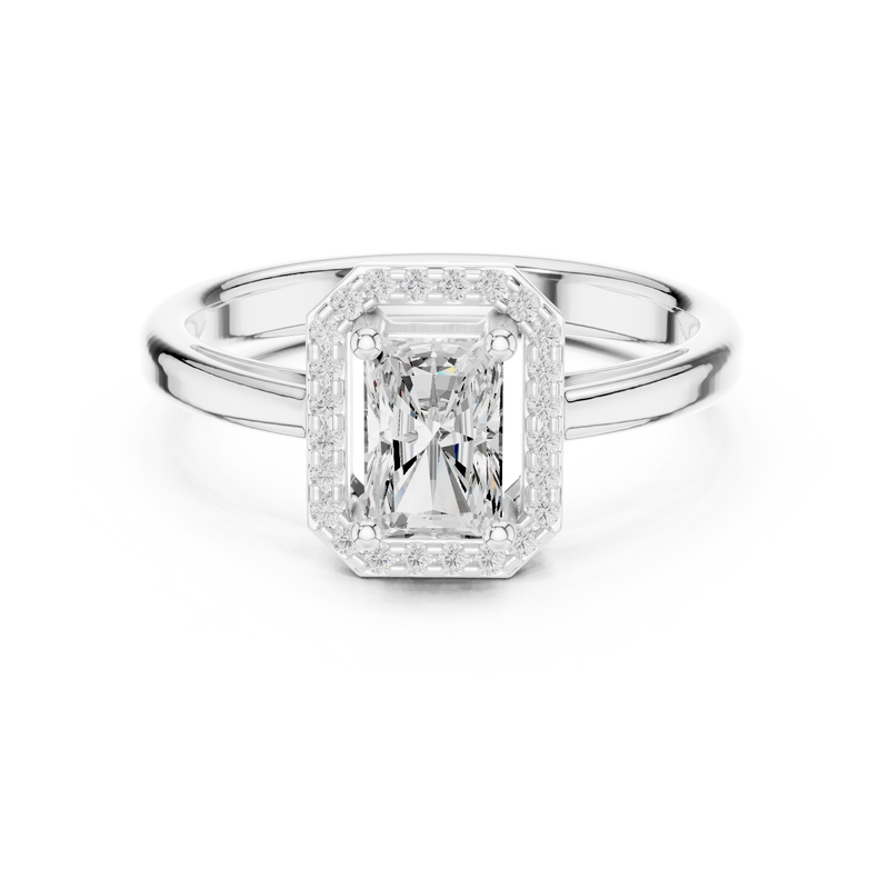 Ladies Ring DDLR-472@7 - White Gold - Image