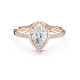 Ladies Ring DDLR-473@7 - Rose Gold - Image